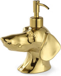 Gold Dachshund Hand Soap Dispenser Lotion Diapenser Dog Lover Gift