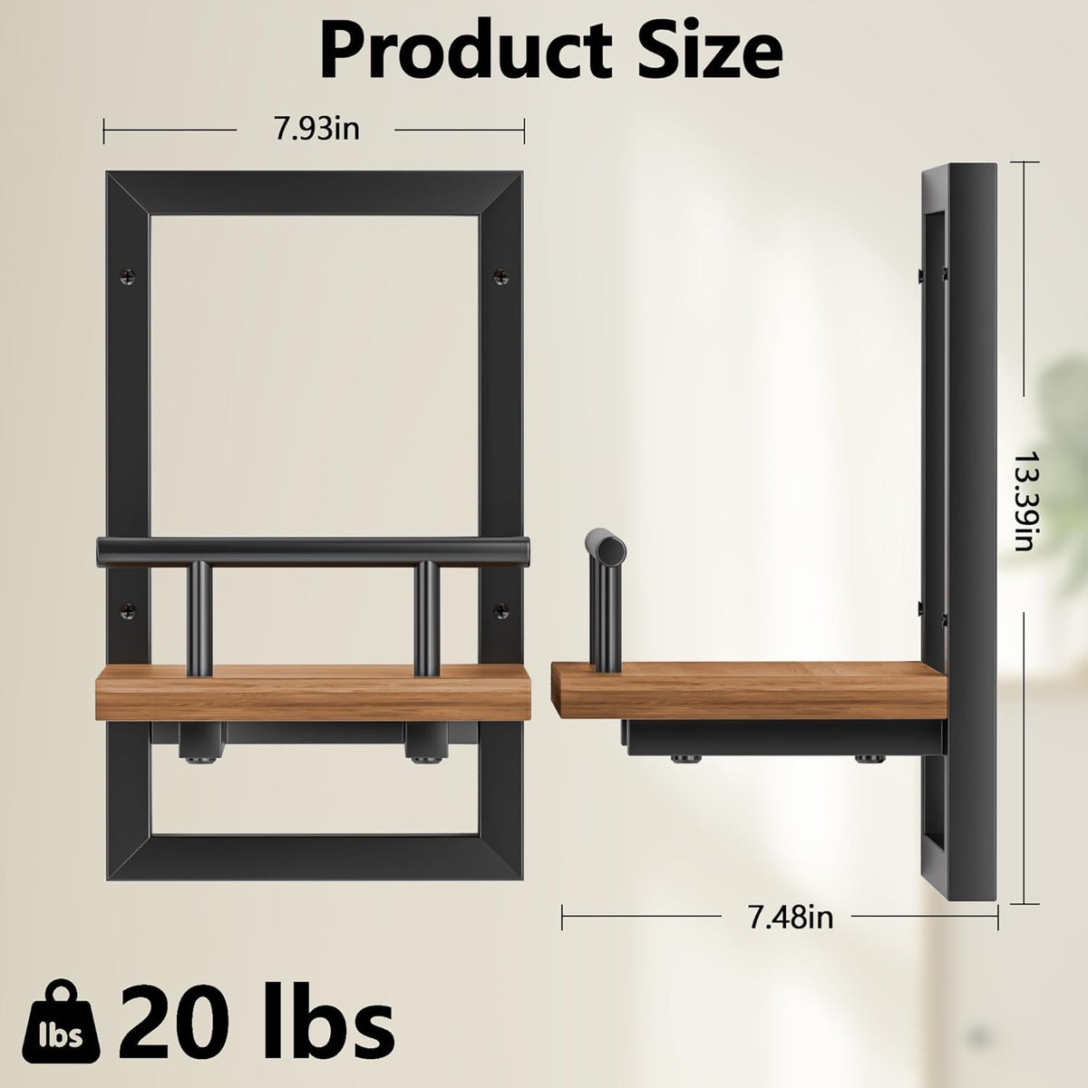 Sbosbo Floating Shelves for Wall Plant Shelf