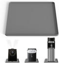Water Cooler Mat, Waterproof Silicone Tray 19.7"x19.7", Gray