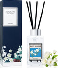 4.06 oz Reed Diffuser Set White Jasmine Air Freshener for Home