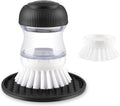 OYV Soap Dispensing Palm Brush Set