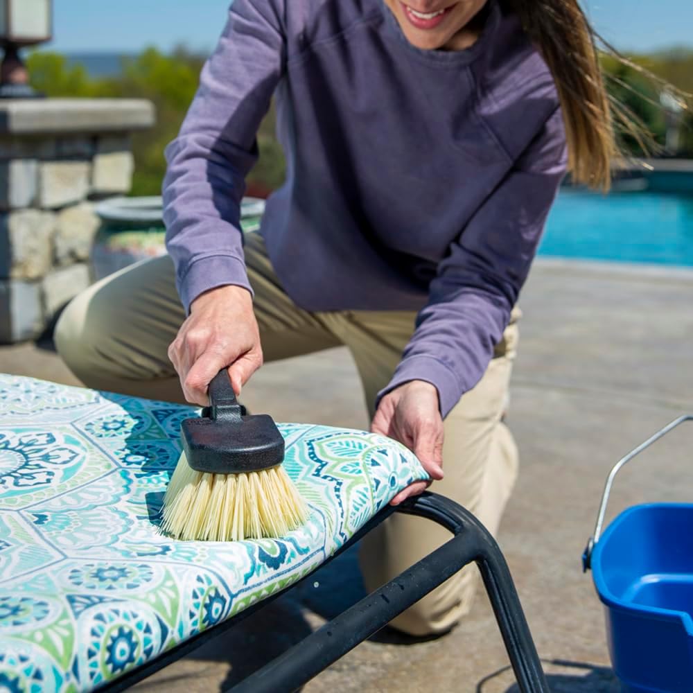 Harper Scrub Brush Pack: Acid-Resistant Soft Bristles, Made for Cleaning Utility and Outdoor Furniture, Remove Dirt, Dust, Wood, and Other Debris, Set of 4