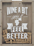 Wine Cork Holder Decor Gifts Shadow Box Wine Sign for Wine Lovers Accessories Display Storage Decorative Container