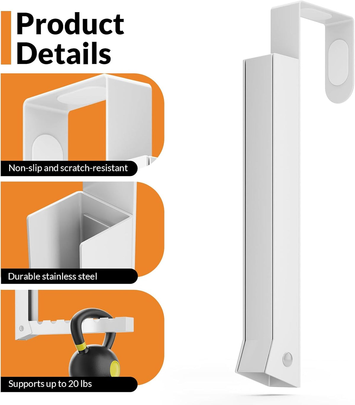 Over The Door Drying Rack, Foldable Metal Door Hanger, Space Saving Clothes Drying Rack for Laundry Room, Bathroom, Closet, Over Door Clothes Hanger Organizer (2 Pack)