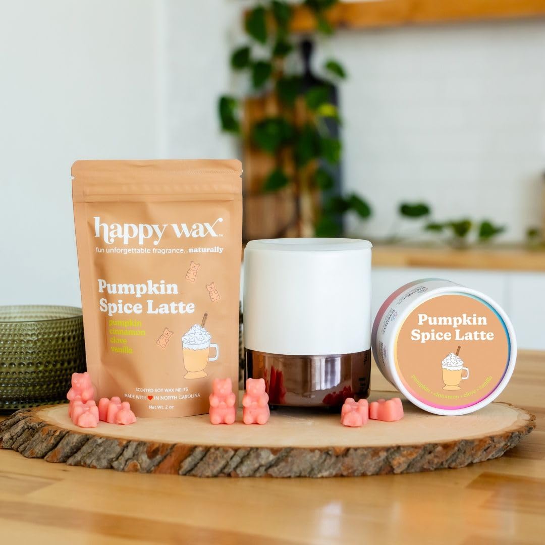 Happy Wax Fall Scented Soy Wax Melts 4oz Pouch - Pumpkin Spice Latte