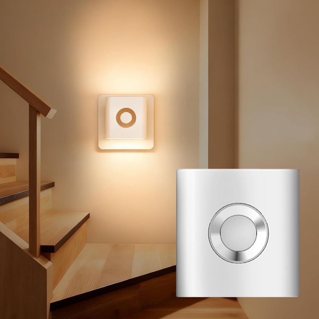 2 Pack LED Night Lights Plug Into Wall,4000K Soft White 0.7W Motion Sensor Night Light,LED Night Light for Bathroom, Adult, Hallway