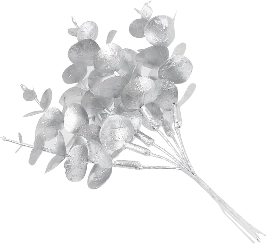 UTALAND 24 Pcs Artificial Eucalyptus Stems Eucalyptus Leaves