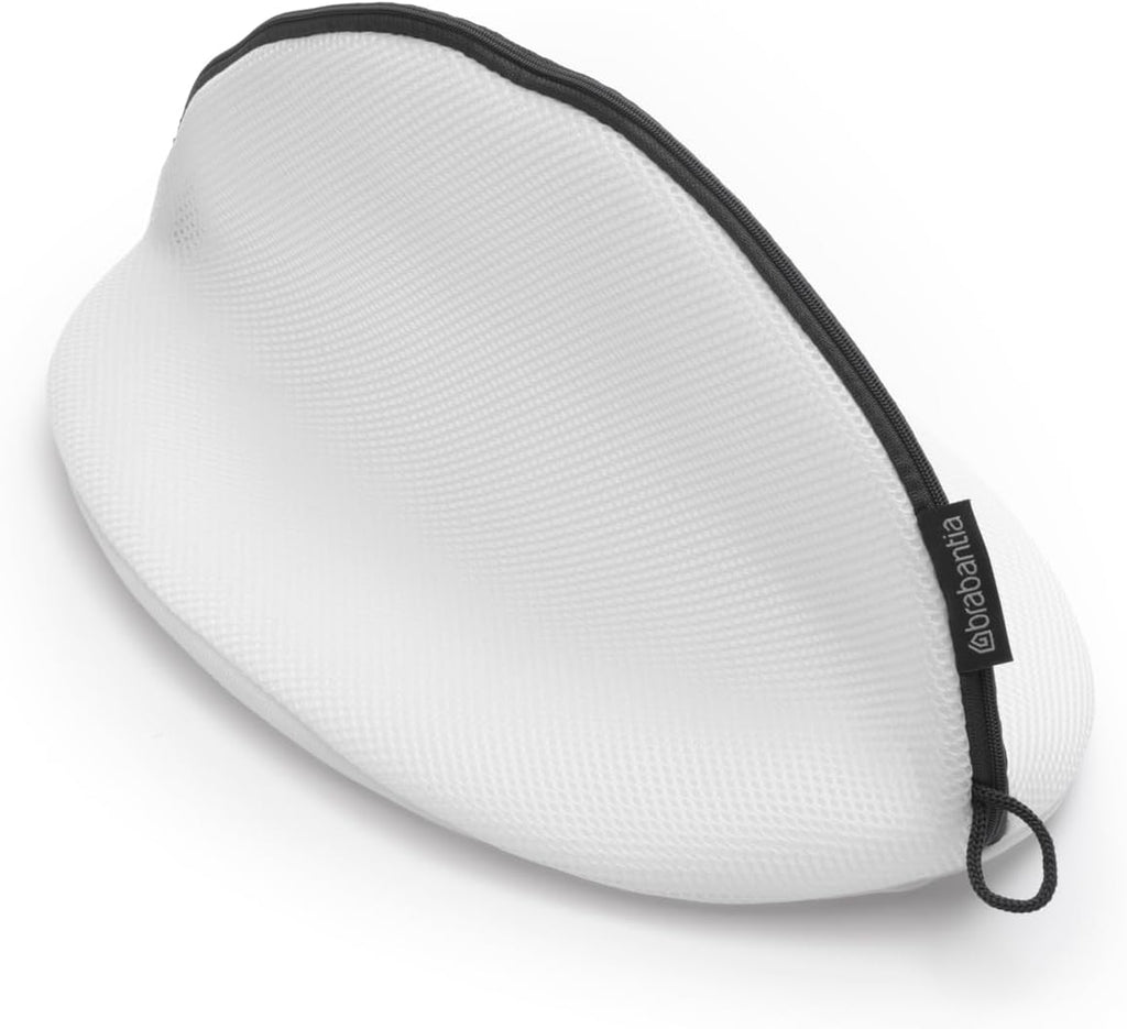 Brabantia Mesh Zip Up Sneaker Bag for Washing Machine - White Laundry Protector for Tennis, Running, Athletic Shoes