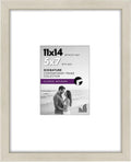 Americanflat 11x14 Picture Frame - Matted to 5x7 - Light Wood