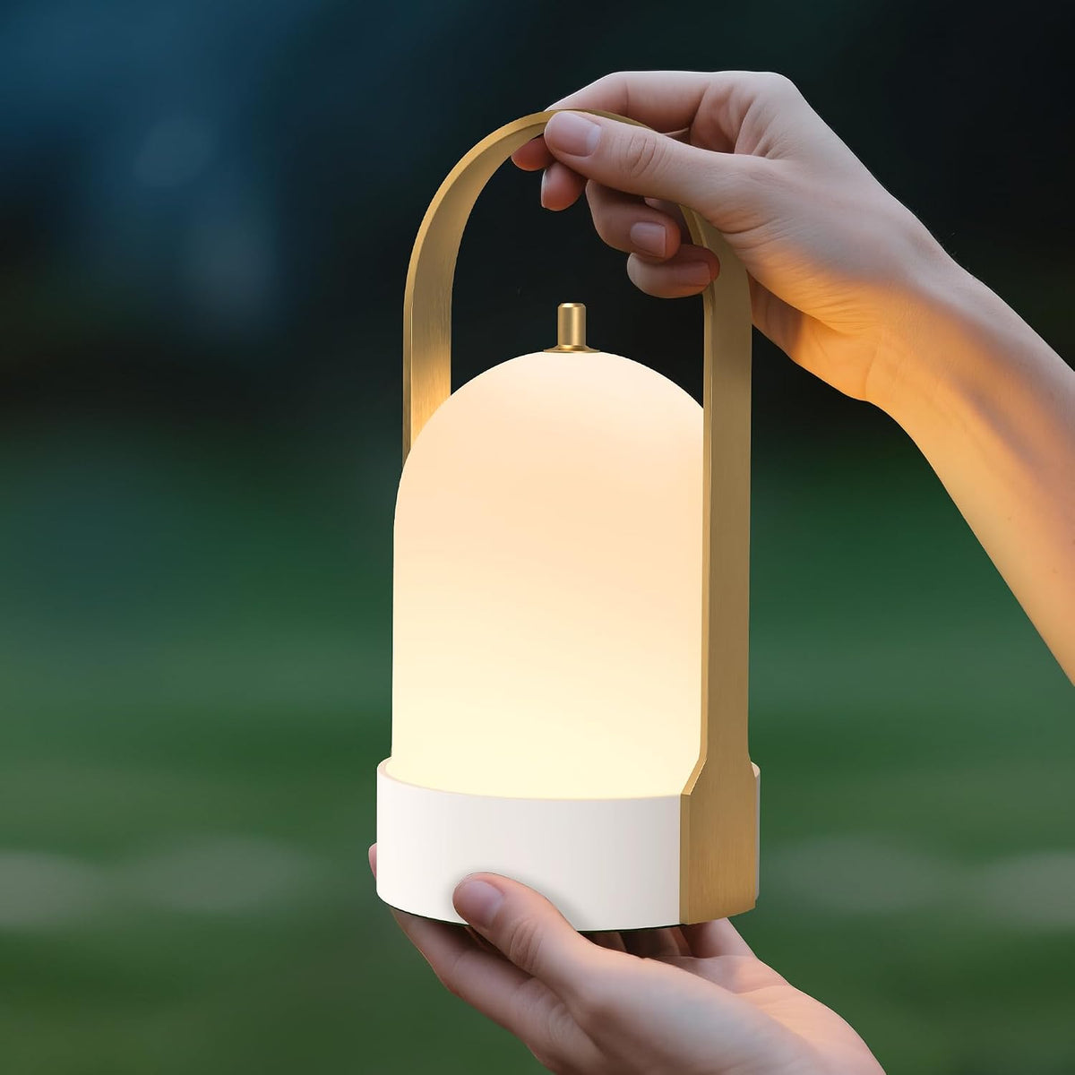 Tubicen Rechargeable Table Lamp Outdoor Portable Lantern IP44 Waterproof
