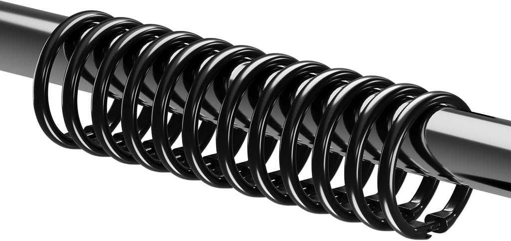 Kutesna 24PCS Shower Curtain Hooks,Black Shower Curtain Rings