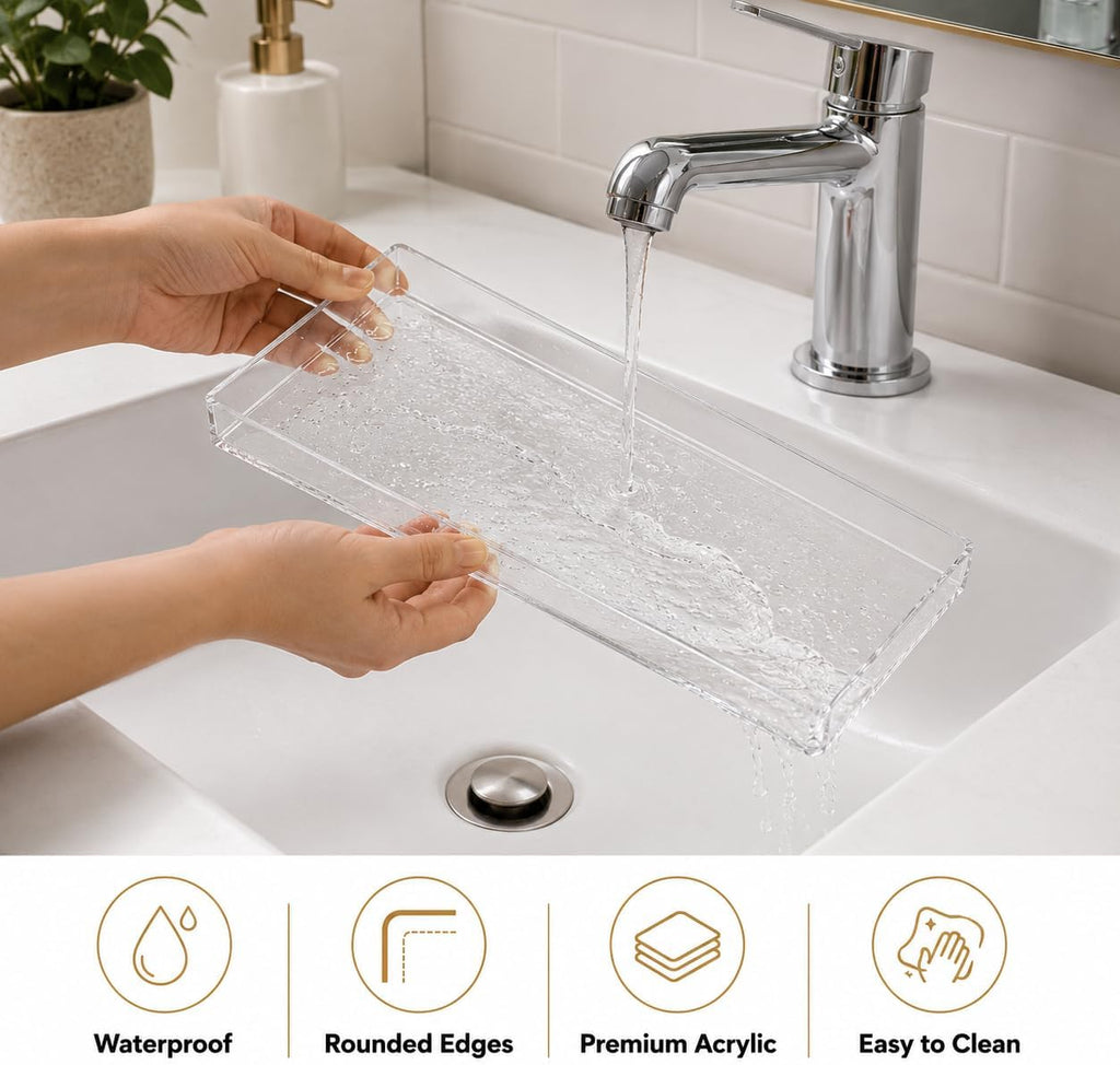 MaxGear Acrylic Vanity Tray