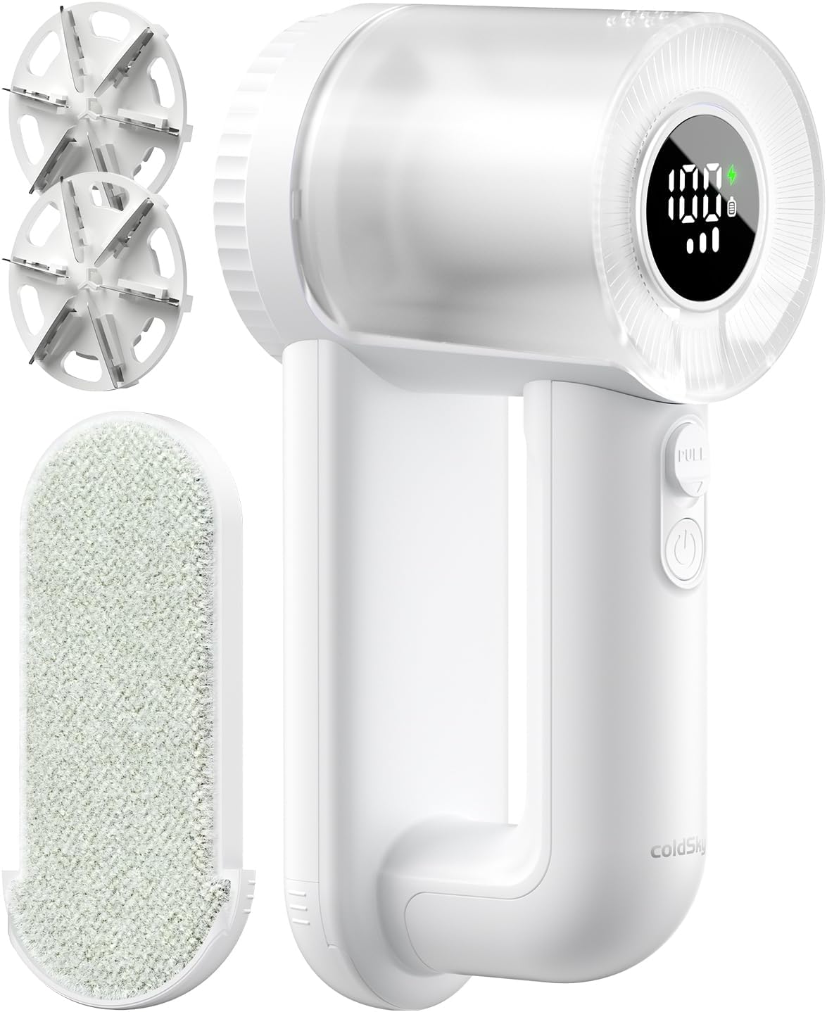 coldSky Large Fabric Shaver, 2-in-1 Electric Fabric Shaver & Lint Remover