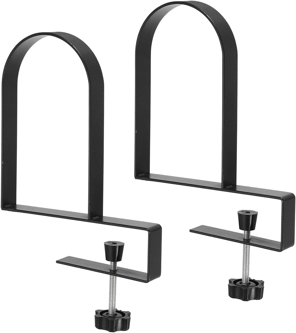 PATIKIL Adjustable Book Ends for Shelves Black 2 Pcs