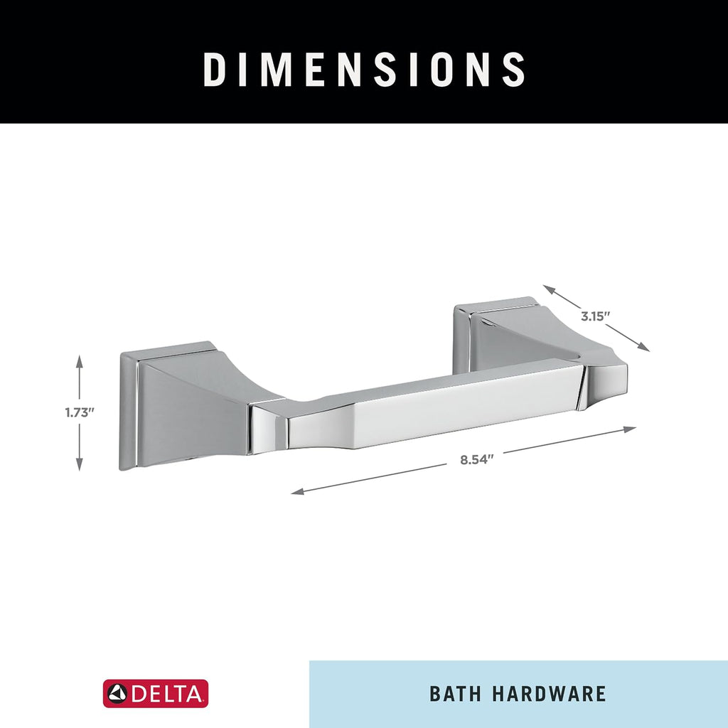Delta Pivoting Toilet Paper Holder | Polished Chrome | Wall Mount | Dryden Bathroom Accessories