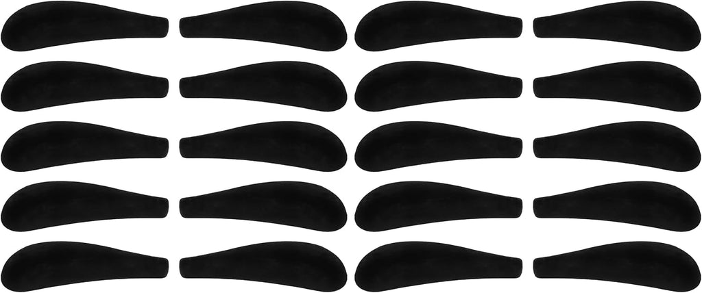 Luxshiny 10pcs Hangers Shoulder Pads: Velvet Hanger Shoulder Shaper Cushion Pad for Closet Wardrobe Home Hotel Dorm (Pack of 2)