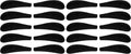 Luxshiny 10pcs Hangers Shoulder Pads: Velvet Hanger Shoulder Shaper Cushion Pad for Closet Wardrobe Home Hotel Dorm (Pack of 2)