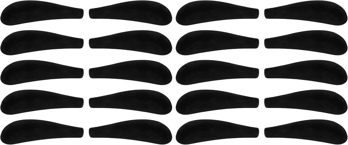 Luxshiny 10pcs Hangers Shoulder Pads: Velvet Hanger Shoulder Shaper Cushion Pad for Closet Wardrobe Home Hotel Dorm (Pack of 2)