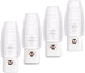 Emotionlite Plug-in Night Light, Dusk to Dawn Sensor, Warm White, 4 Pack