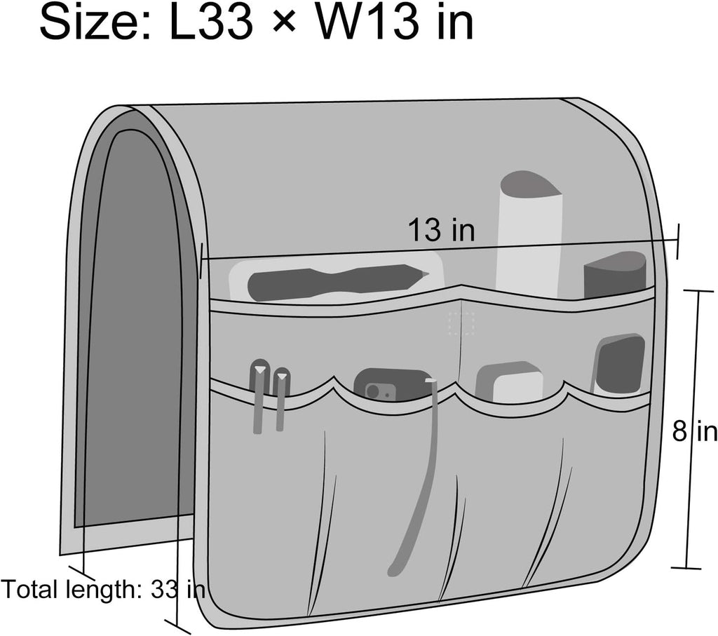Remote Control Holders for Armchairs, Couch Caddy with Non-Slip Backing