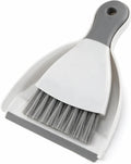 GeeRic Mini Dustpan and Brush Set, Dust Pan Broom Gray