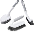 CLEANHOME 3 Pcs Scrub Brush,Multifunctional Cleaning Brush Set