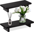 Small Black Bathroom Vanity Tray, Acrylic Soap Tray for Kitchen Countertop