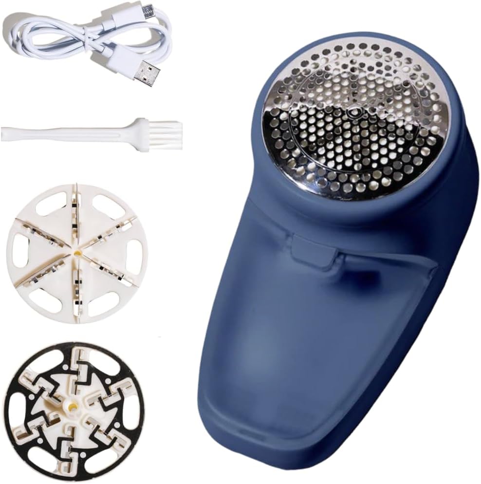 Nori Trim Fabric Shaver - Lint Remover for Clothes & Furniture - Navy