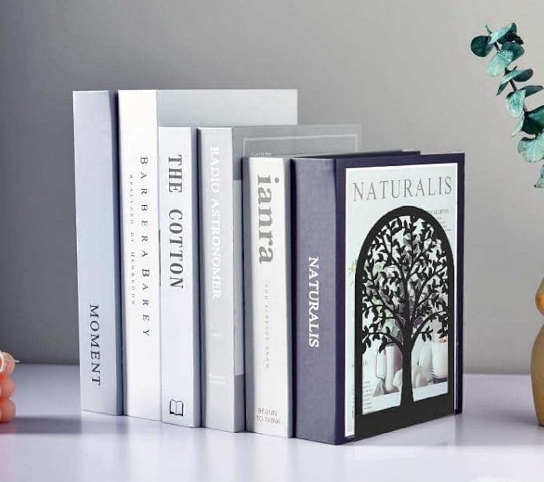 Tree Bookends Metal Nonskid Bookends Heavy Duty Bookshelves Organizer Office Bookend for Shelves, Book Ends for Heavy Books (Tree Life A,1 Pair)