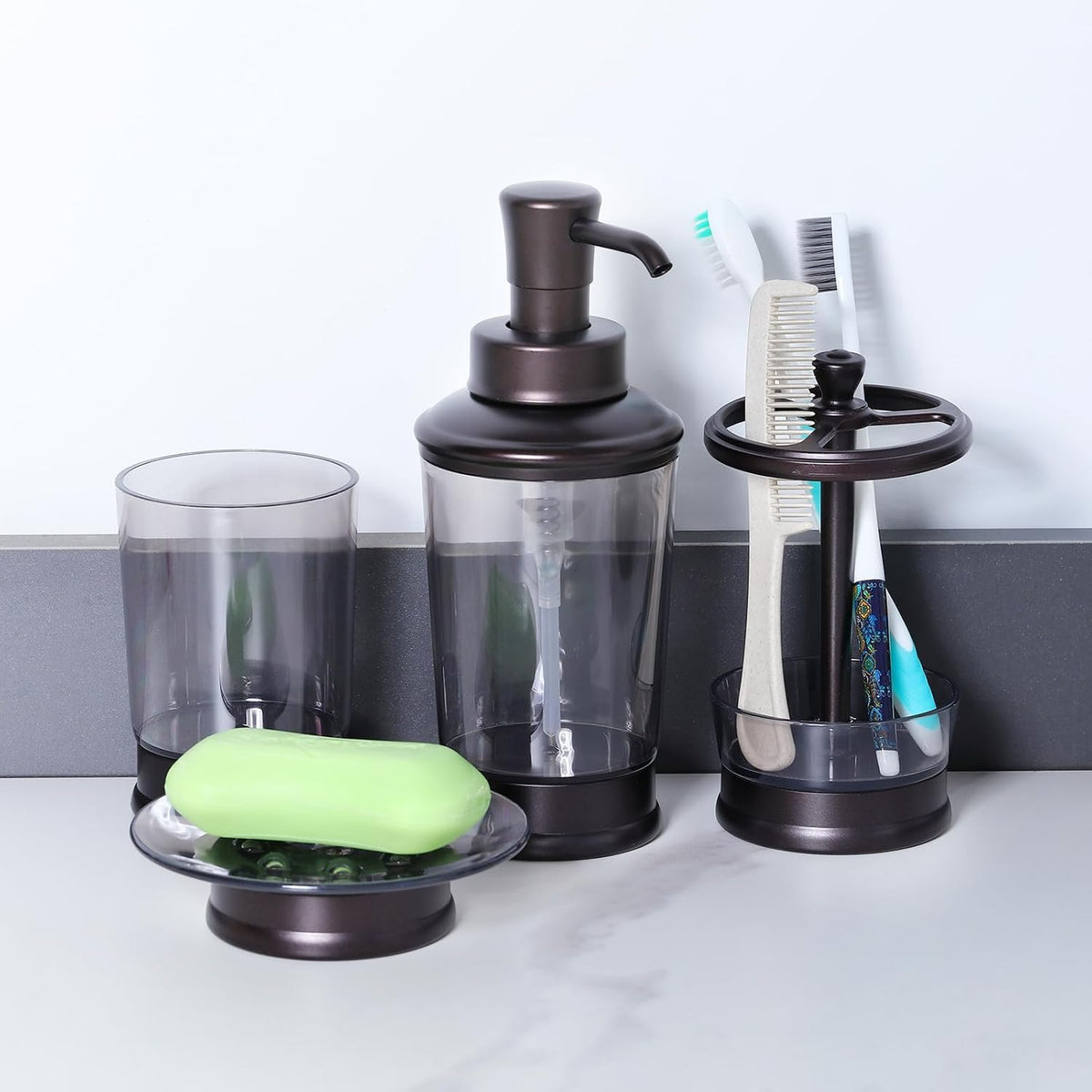Vintage Style Soap Dispenser Bottles, 16oz 2 Pack