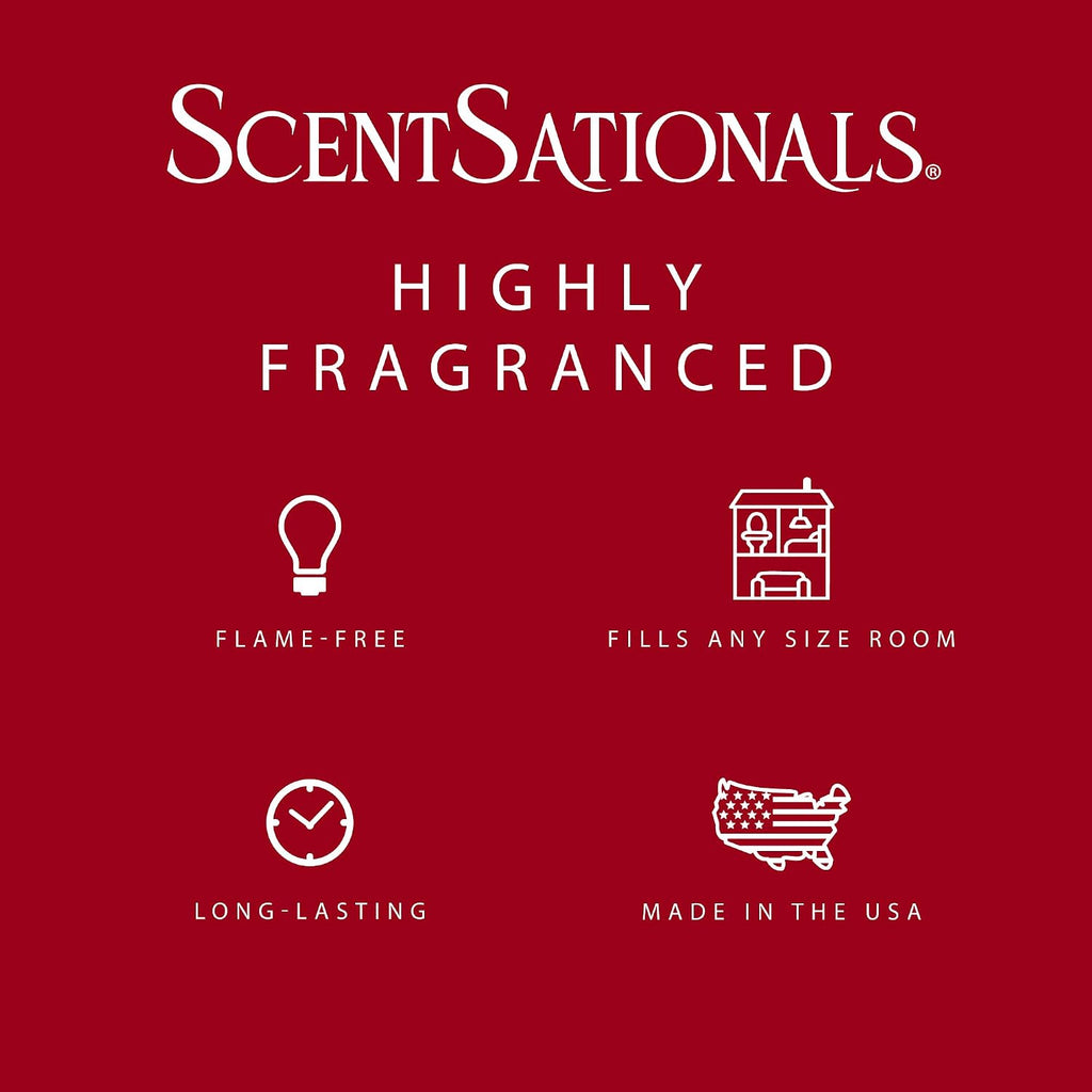 ScentSationals Cinnamon Apples Scented Fall Wax Melts 10oz (24 Cubes)