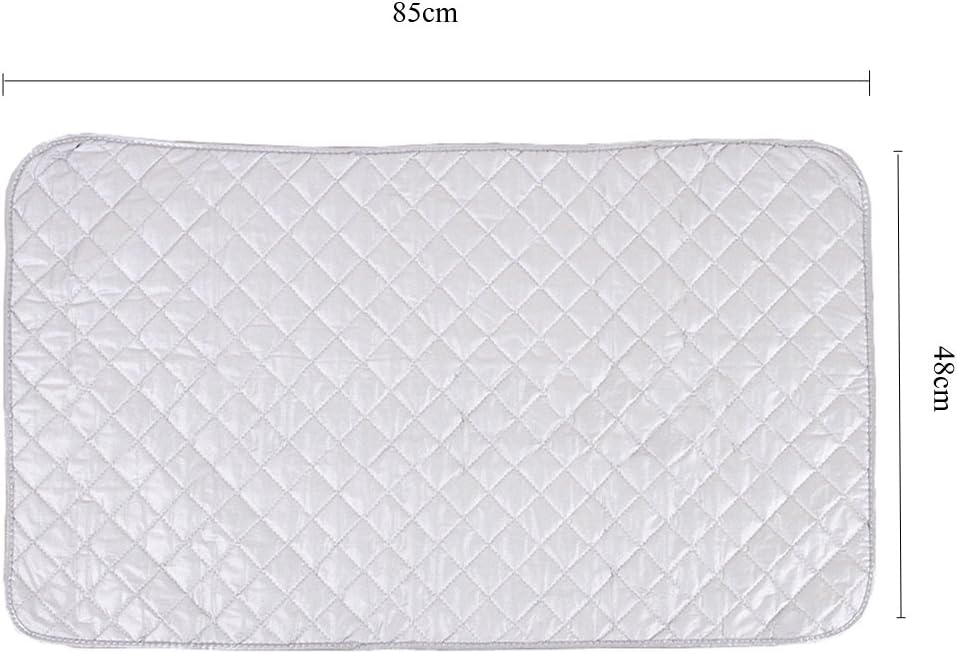 Kaxich Foldable Magnetic Ironing Mat Washer Dryer Heat-Resistant Ironing Pad Blanket Thick Portable Ironing Board Cover for Table, Travel and Flat Surface 33"X 19"