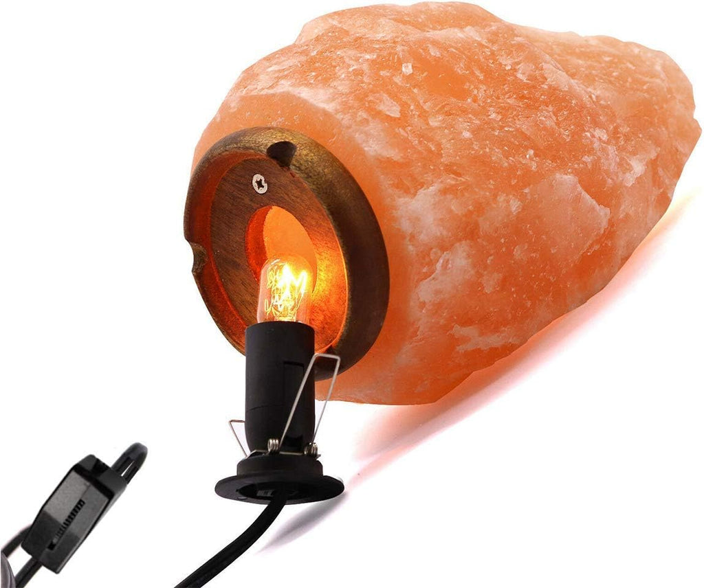 SCOMX Himalayan Salt Lamp Cord with Gear Switch，Original Replacement Cord with Base Assembly with E12 Socket，Christmas Light Bulb,Himalayan Salt Lampsand with 6 Free Bulbs for Salt Lamp (1P)
