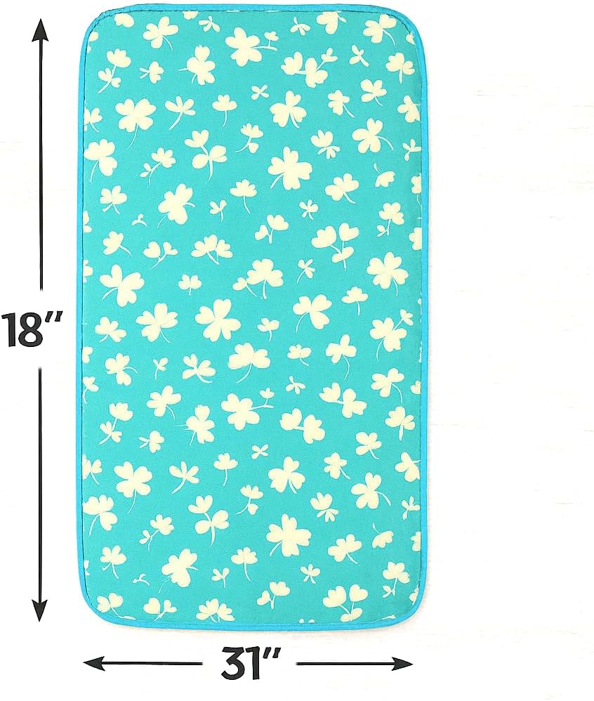 Iron Anywhere Ironing Mat 18x31 Foldable Quilted Heat Resistant Pad