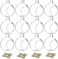 NUPTIO Hanging Glass Terrarium Globes, 12 Pcs, 3.15 Inch