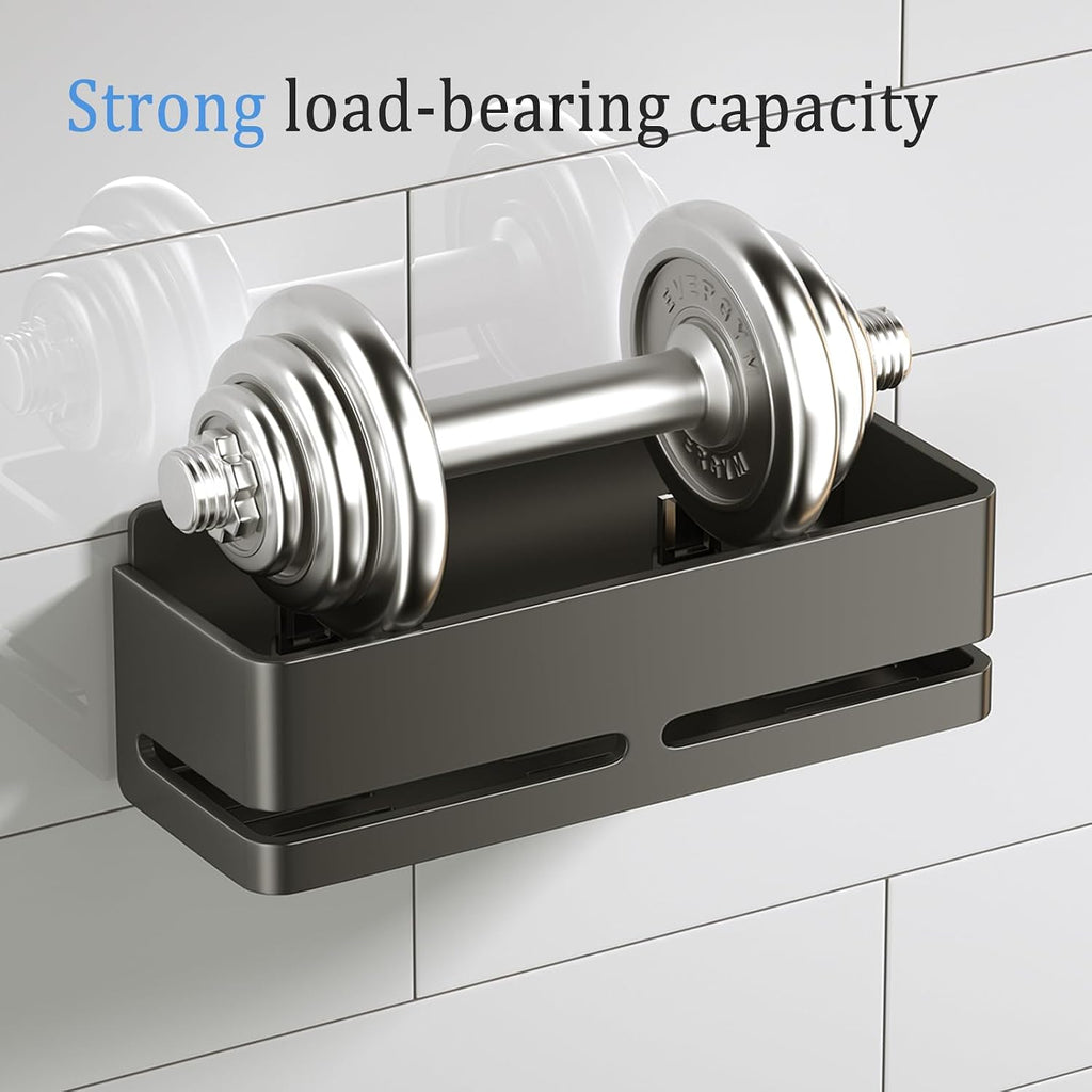 Bathroom Shower Caddy,No Drill Shower Shelves(5-piece Set-Grey)