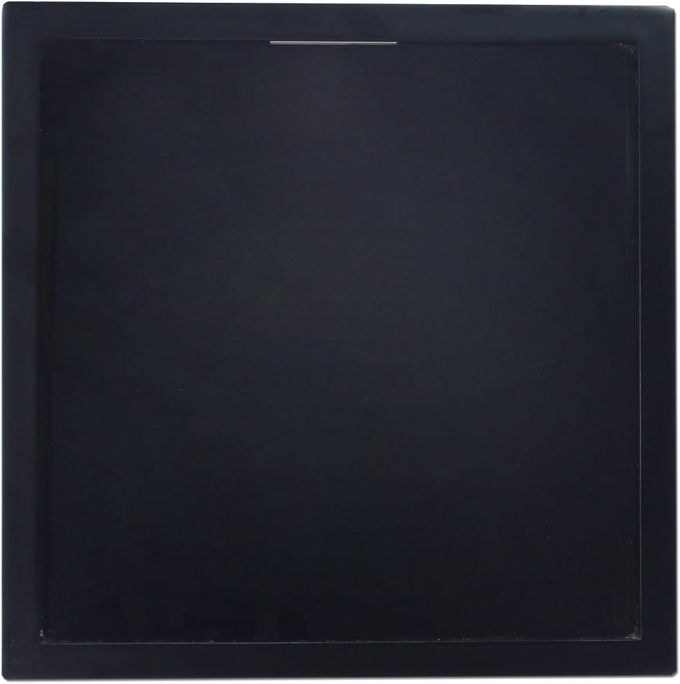 Blank Top Loading Shadow Box 12 1/8" x 12 1/8" x 3 1/8" (External) 11 5/8" x 11 5/8" x 2 1/2" (Internal) Scrapbook, Wall Hanging Easy to Use Box Display Frame. Wine Cork Box, Beer Caps, Ticket Stubs
