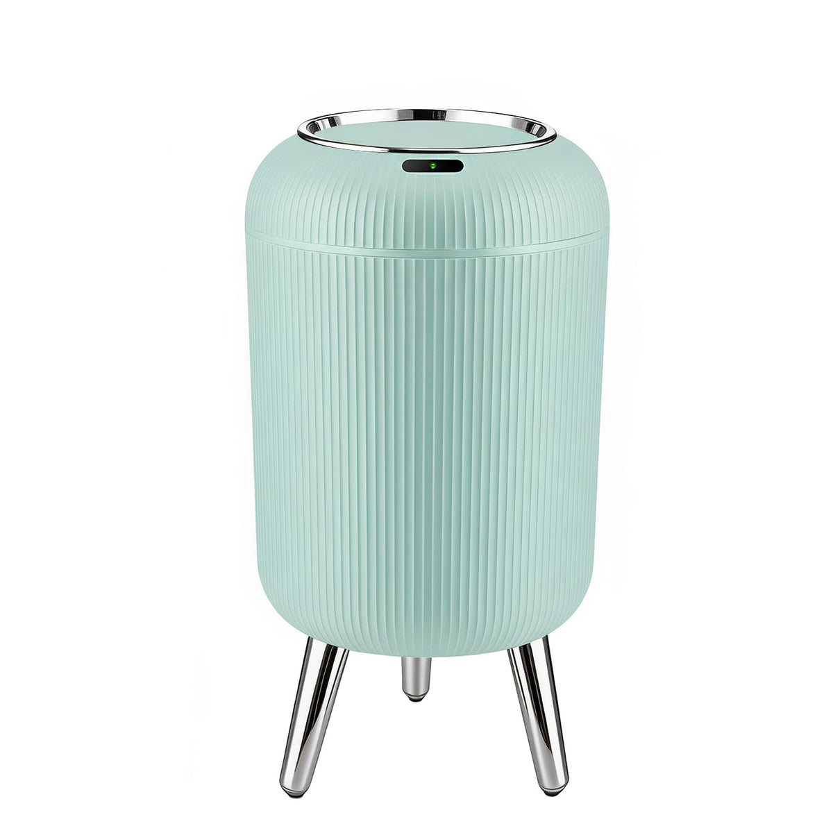 Procade Blue Bathroom Trash Can with Lid,Small Automatic Touchless Trashcan