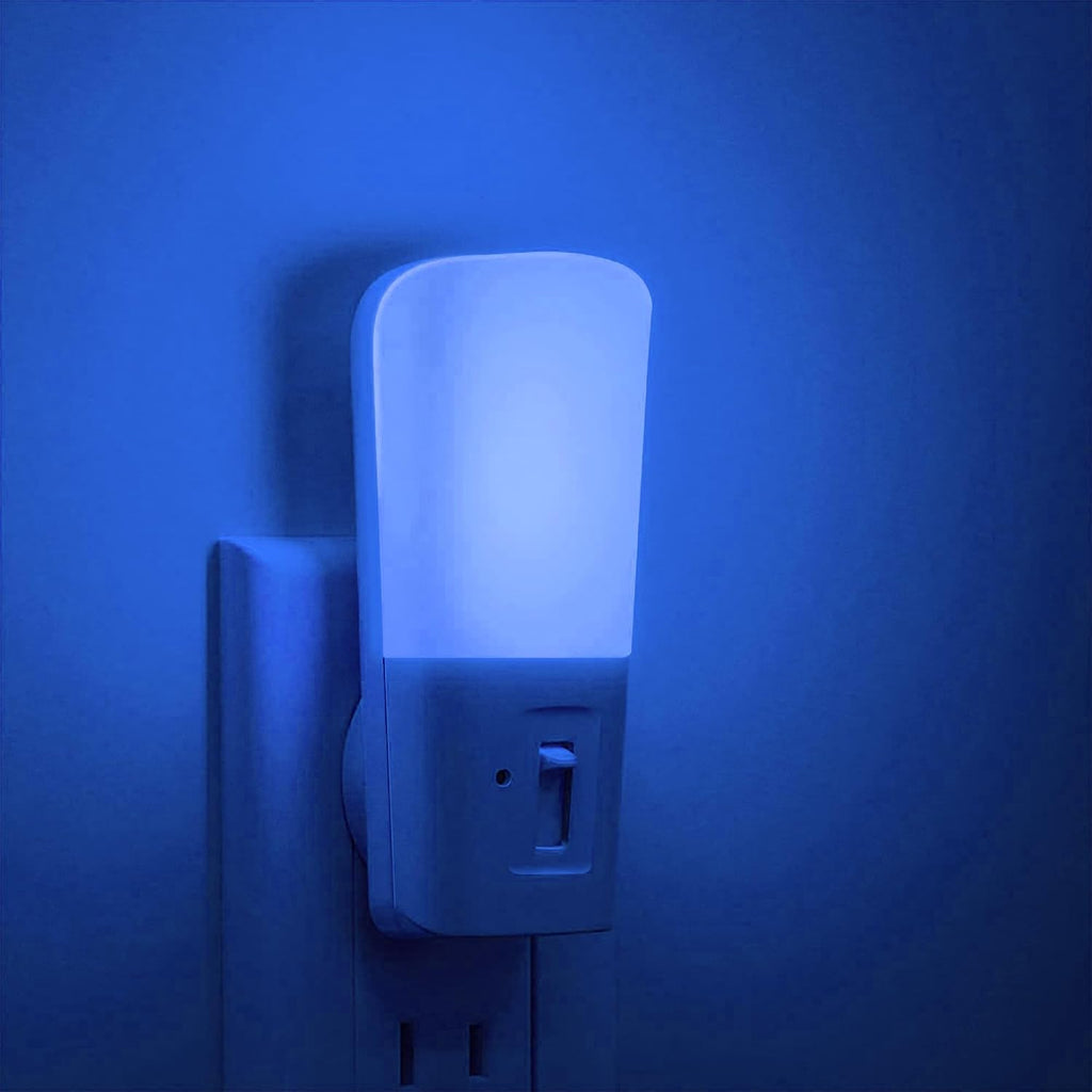LOHAS-LED Blue Night Light Plug in, 2 Pack Dimmable LED Night Lights