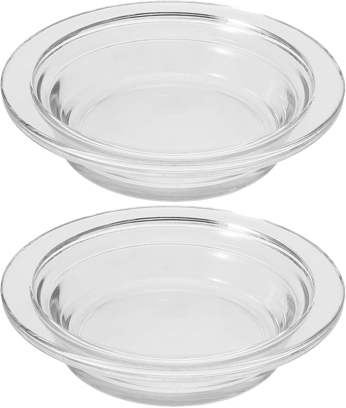 2 Pack Wax Warmer Replacement Dishes, 4.5in Glass Wax Melt Trays