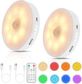 RGB LED Motion Sensor Night Light, Bright & Dimmable, Long-Lasting