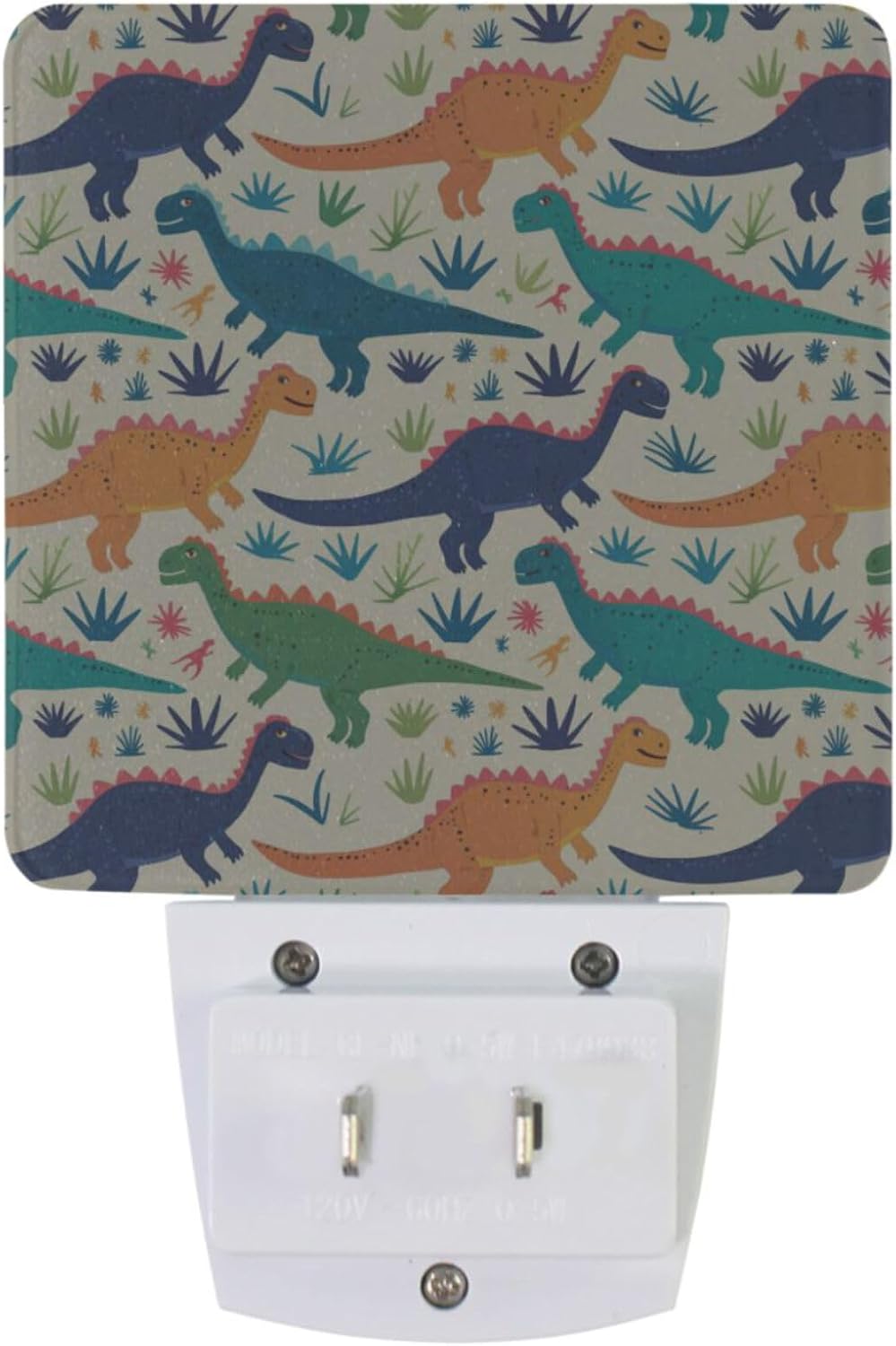 Vdsrup Cute Little Dinosaur Night Light Set of 2 Forest Tree Dino Dragon Plug-in LED Nightlights Auto Dusk-to-Dawn Sensor Lamp for Bedroom Bathroom Kitchen Hallway Stairs
