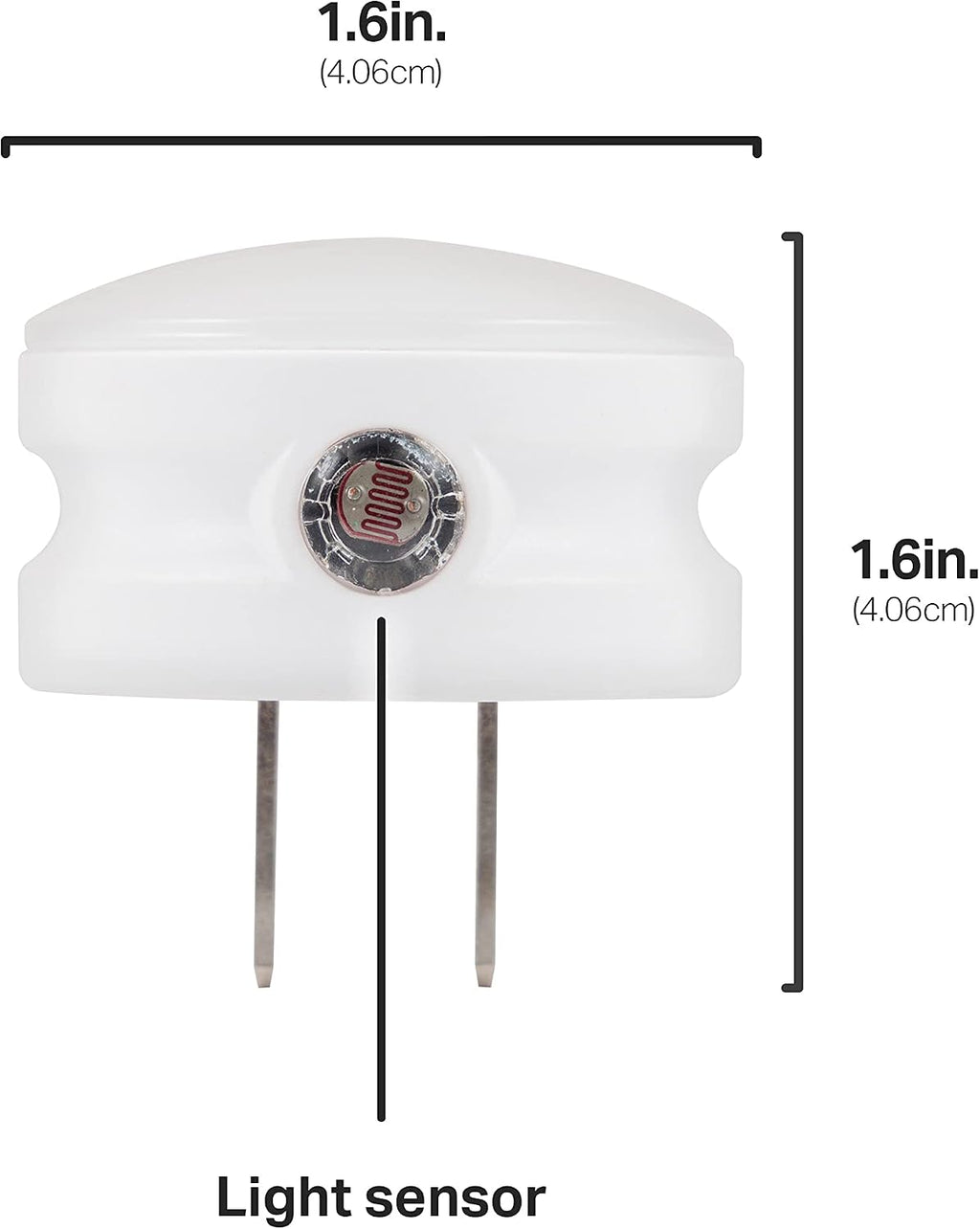 Lights By Night Night Lights Plug into Wall, 2-Pack, LED Plug in Nightlight