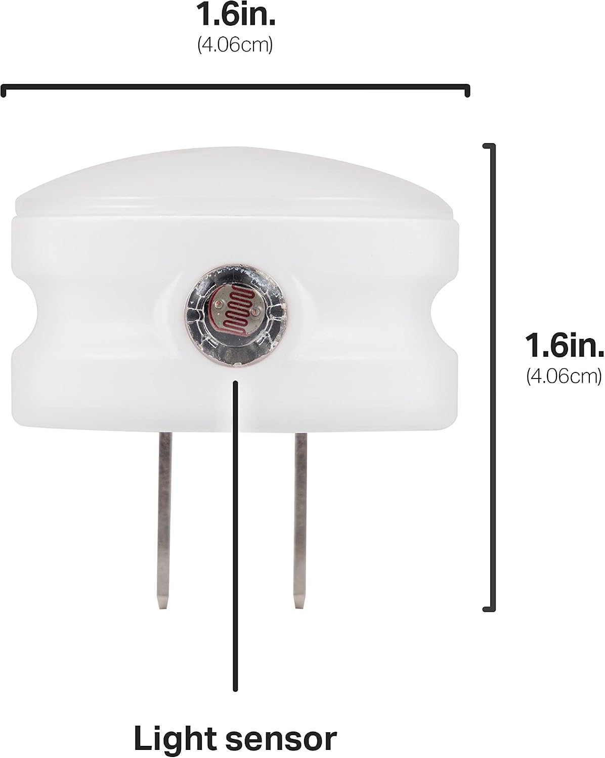 Lights By Night Night Lights Plug into Wall, 2-Pack, LED Plug in Nightlight