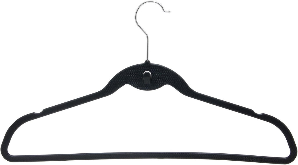 Prettyia Black Hangers，Cascading Hangers，Space Saving Hangers