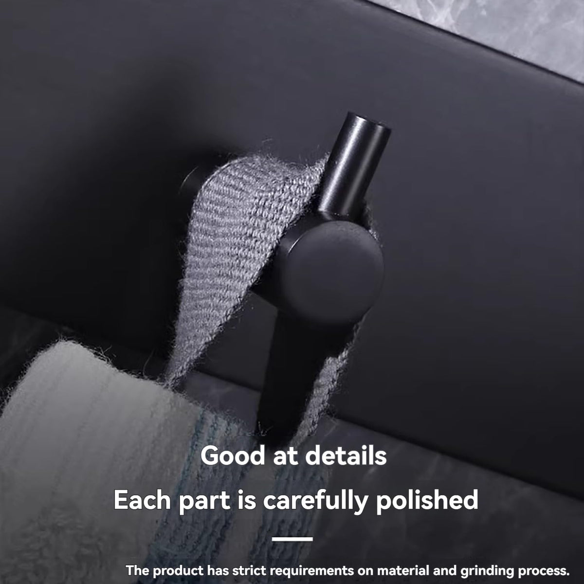 Kingdong Black Key Holder for Wall 304 Stainless Key Hooks Adhesive Key Holder Wall Mount Key Hanger with 3 Heavy Duty Hooks Key Organizer for Kitchen, Bedroom, Bathroom (Black(3 Hooks))