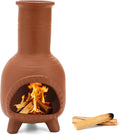 TOPZEA Handmade Terracotta Palo Santo Holder Burner, Mini Clay Chiminea Incense Cone Burner & Sage Smudge Pot Ash Catcher for Energy Cleansing, Boho Southwestern Decor, Meditation & Spiritual Gift