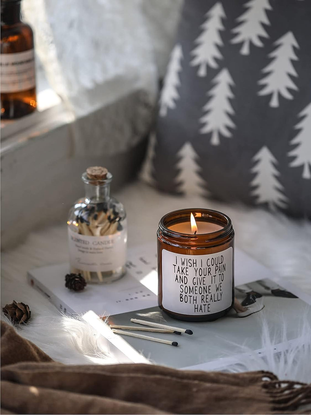 Get Well Gifts for Women After Surgery,Take Your Pain Candle