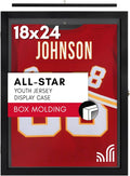 Americanflat 18x24 Kids Jersey Display Case - Black