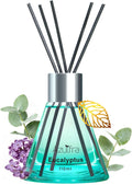 Azulfra Reed Diffuser Set Eucalyptus 3.4 oz, Room Shelf Decor